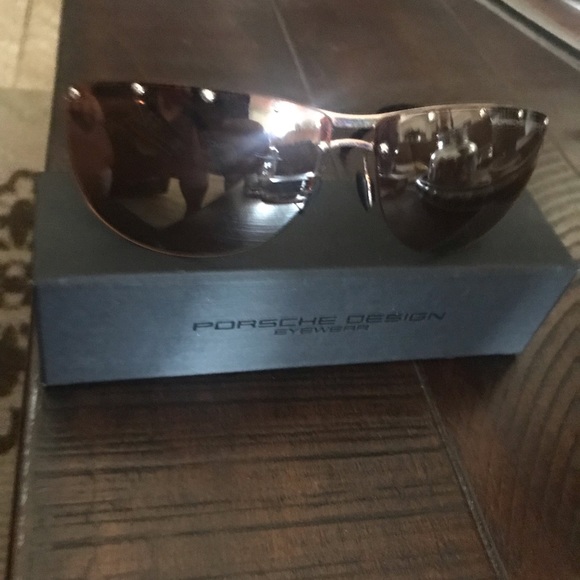 Porsche Design Accessories - Porsche Design Sunglasses Rose Gold/Brown EUC&Case